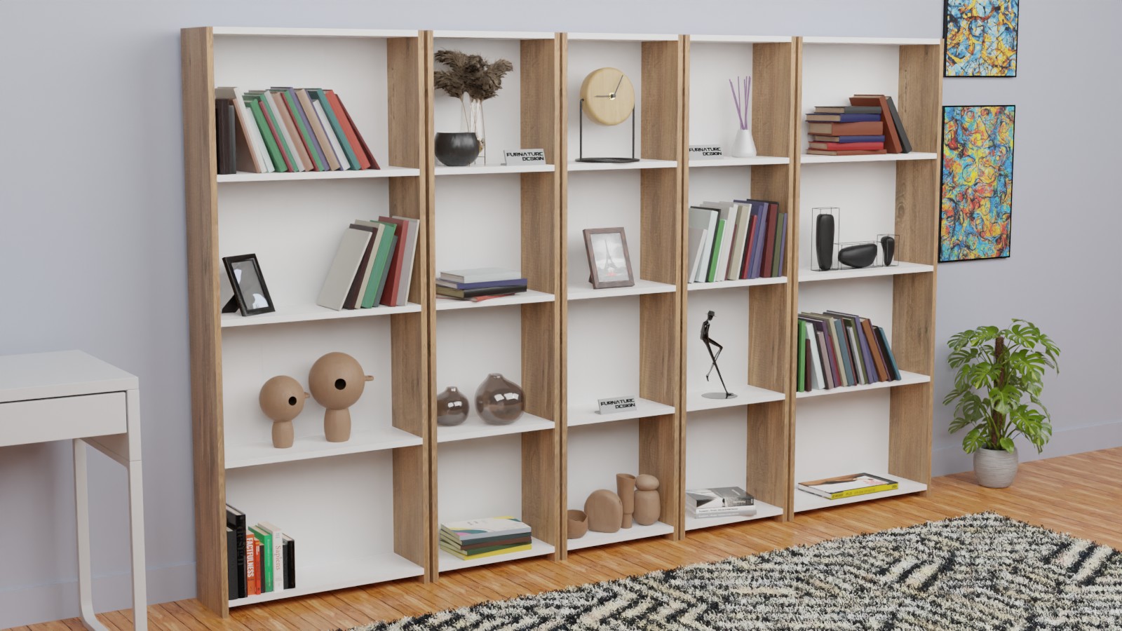 Kitaplık ve Raf Sistemleri Kurulumu ile Düzenli ve Şık Ortamlar Sağlıyoruz